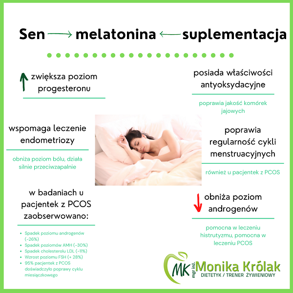 Melatonina i jej wpływ na hormony żeńskie